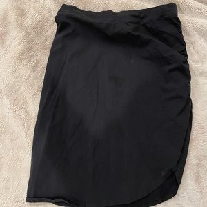 Black pencil skirt